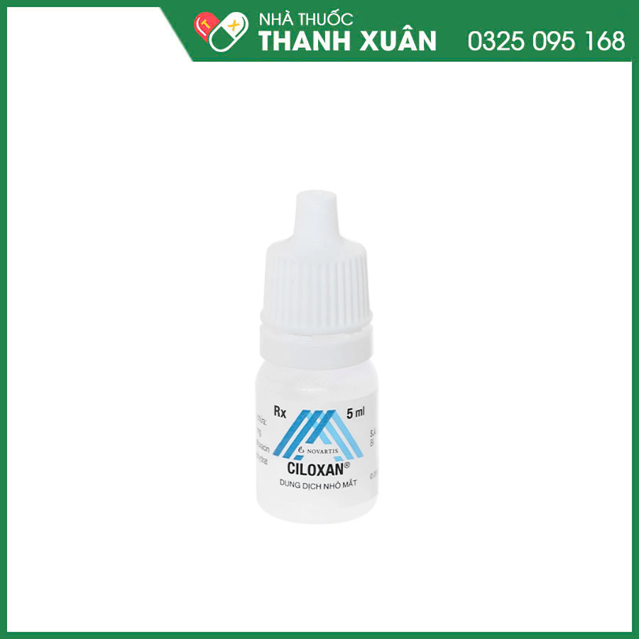 Ciloxan 0,3% điều trị các nhiễm khuẩn ở mắt